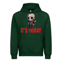 Forest Green Funny Friday 13th Funny Halloween Horror Urban Hoodie - lanVoArt
