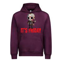 Mauve Wine Funny Friday 13th Funny Halloween Horror Urban Hoodie - lanVoArt