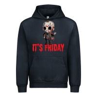 Navy Funny Friday 13th Funny Halloween Horror Urban Hoodie - lanVoArt