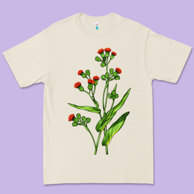 Tassel Flower Illustrations Premium Tee Designed By Lillyallendesigns