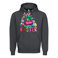 Smoke Easter Zipper Hoodie - CowhideDigitalArt