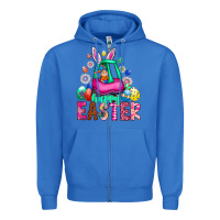True Royal Easter Zipper Hoodie - CowhideDigitalArt