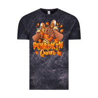 Cloud Black Pumpkin queen Fall black girl sneakers Vintage Tee - RanaPortraitStore