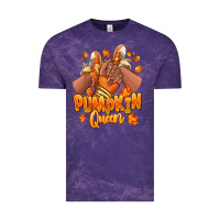 Cloud Purple Pumpkin queen Fall black girl sneakers Vintage Tee - RanaPortraitStore