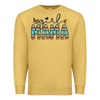 Antique Gold girl mama Premium Sweatshirt - CowhideDigitalArt