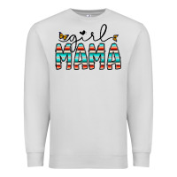 Dove Grey girl mama Premium Sweatshirt - CowhideDigitalArt