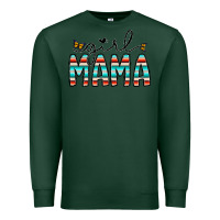 Sports Green girl mama Premium Sweatshirt - CowhideDigitalArt