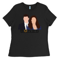 Black booth and brennan bones tv Ladies Tee - lanVoArt