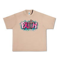 Burro Cancer Faith Cross Urban Heavy Tee - HowdyJamesFarm