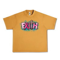 Peanut Butter Cancer Faith Cross Urban Heavy Tee - HowdyJamesFarm