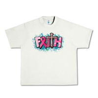 Pistachio Cancer Faith Cross Urban Heavy Tee - HowdyJamesFarm