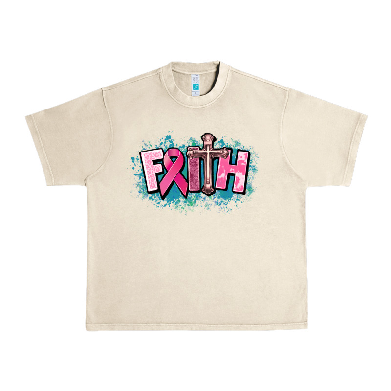 Cancer Faith Cross Urban Heavy Tee by HowdyJamesFarm | Teevron