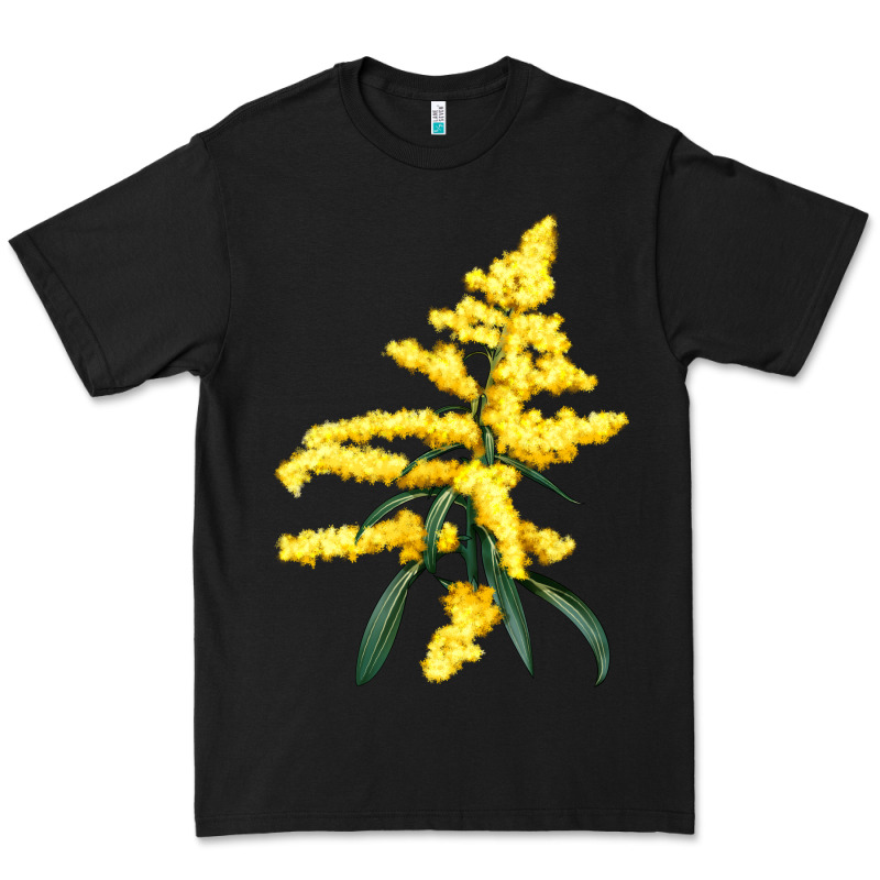 Botanical Goldenrod Illustrations Premium Tee by LillyAllenDesigns | Teevron