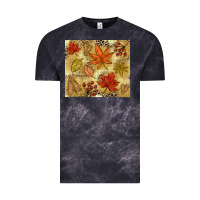 Cloud Black Fall leaves Vintage Tee - NancyCooperArtShop
