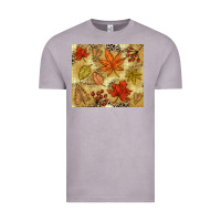 Vintage Zinc Fall leaves Vintage Tee - NancyCooperArtShop