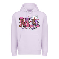 Lilac valentines day ma nurse Premium Hoodie - RanaPortraitStore