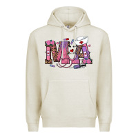Oatmeal Heather valentines day ma nurse Premium Hoodie - RanaPortraitStore
