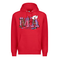 Red valentines day ma nurse Premium Hoodie - RanaPortraitStore
