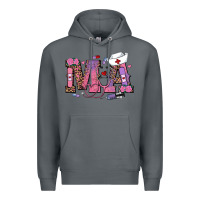 Rock valentines day ma nurse Premium Hoodie - RanaPortraitStore
