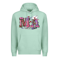 Seafoam valentines day ma nurse Premium Hoodie - RanaPortraitStore