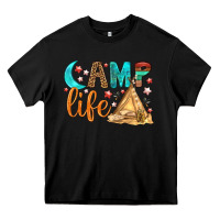 Black Camp Life Heavy Core Tee - BundleAndBundleShop