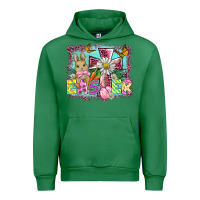Emerald easter cross background Urban Hoodie - BarkalooDesign