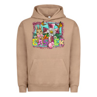 Pigment Burro easter cross background Urban Hoodie - BarkalooDesign