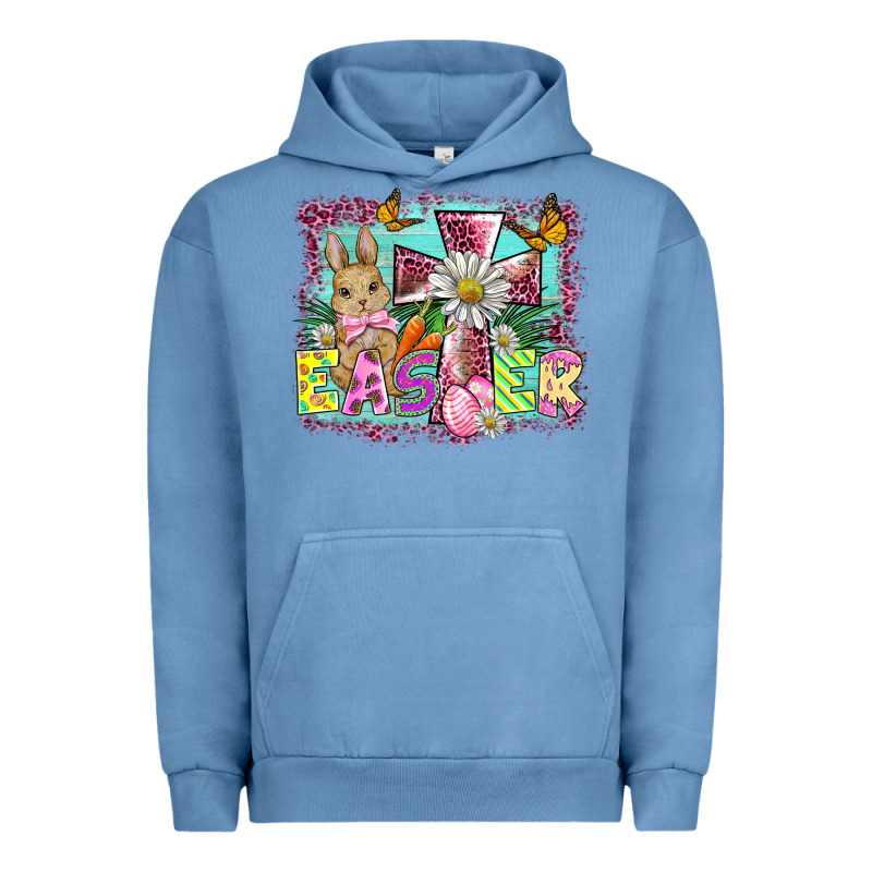 Easter Cross Background Urban Hoodie by BarkalooDesign | Teevron