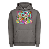 Pigment Tornado easter cross background Urban Hoodie - BarkalooDesign
