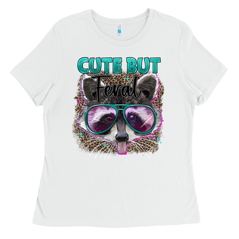 Cute But Feral Ladies Tee by Artiststas | Teevron