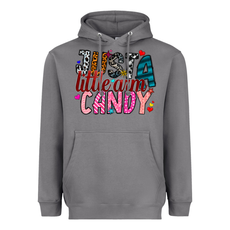 Just A Little Arm Candy Heavyweight Hoodie by SublimationCraftShop | Teevron