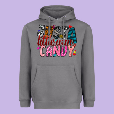 Just A Little Arm Candy Heavyweight Hoodie Designed By Sublimationcraftshop