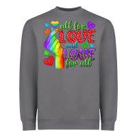 Storm Western All For Love And Love For All Heavyweight Sweatshirt - BundleAndBundleShop