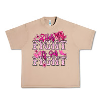 Burro Her fight is our fight Cancer Awareness Urban Heavy Tee - HowdyJamesFarm