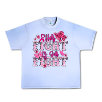 Grape Ice Her fight is our fight Cancer Awareness Urban Heavy Tee - HowdyJamesFarm