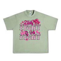 Oil Green Her fight is our fight Cancer Awareness Urban Heavy Tee - HowdyJamesFarm