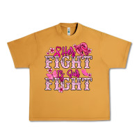Peanut Butter Her fight is our fight Cancer Awareness Urban Heavy Tee - HowdyJamesFarm