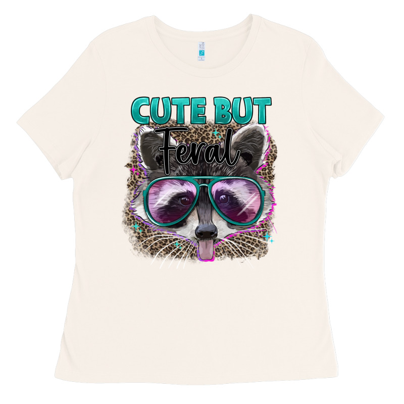 Cute But Feral Ladies Tee by Artiststas | Teevron
