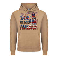Vintage Coffee God Bless America with gnome 4th of july Vintage Hoodie - HowdyJamesFarm