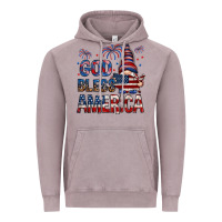 Vintage Zinc God Bless America with gnome 4th of july Vintage Hoodie - HowdyJamesFarm