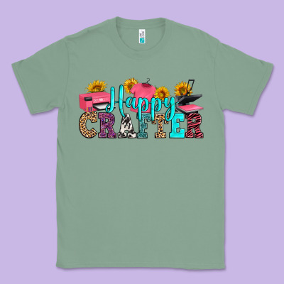 Happy Crafter Classic Tee Designed By Ranaportraitstore