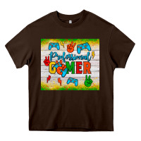 Chocolate Brown professional gamer Heavy Core Tee - JahusDesignShop