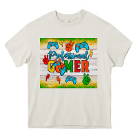 Cream professional gamer Heavy Core Tee - JahusDesignShop