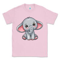 Bubblegum Pink elephant Classic Tee - texasbilliewilder