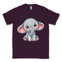 Plum elephant Classic Tee - texasbilliewilder