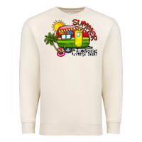 Sandshell summer camping Premium Sweatshirt - CowhideDigitalArt