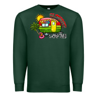 Sports Green summer camping Premium Sweatshirt - CowhideDigitalArt