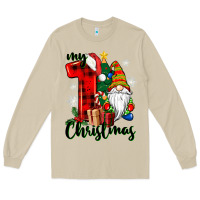 Mushroom my first christmas gnome Long Sleeve Tee - CowGirlArtShop