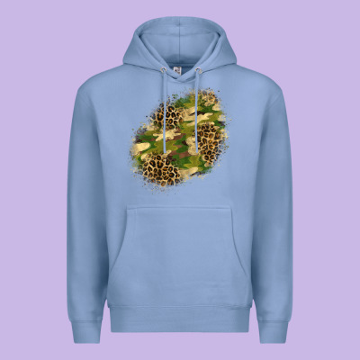 Camouflage And Leopard Patch  5 Premium Hoodie Designed By Bundleandbundleshop