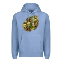 Colony Blue camouflage and leopard patch  5 Premium Hoodie - BundleAndBundleShop
